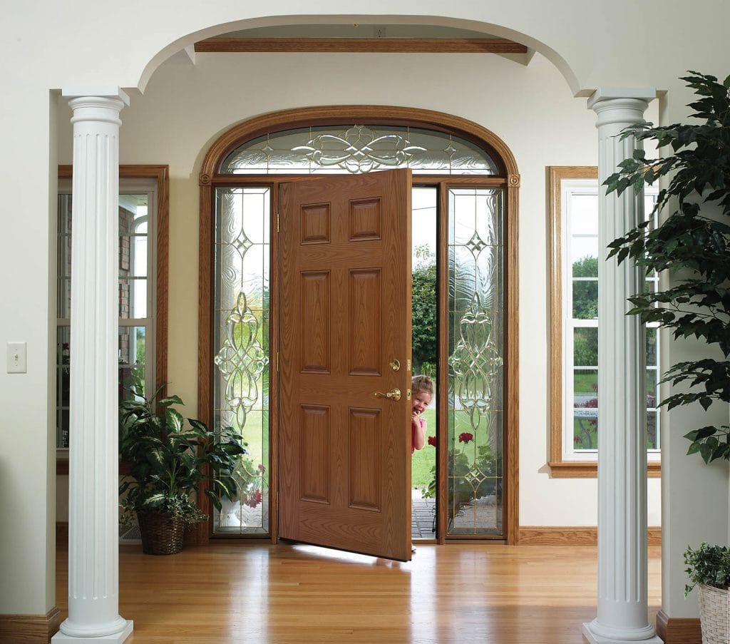 wood entry door replacement